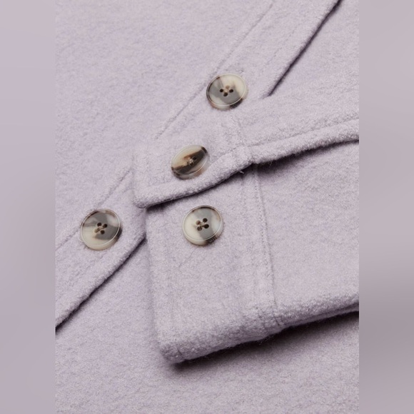 Aritzia Ganna Shacket in Lavender - Picture 4 of 4